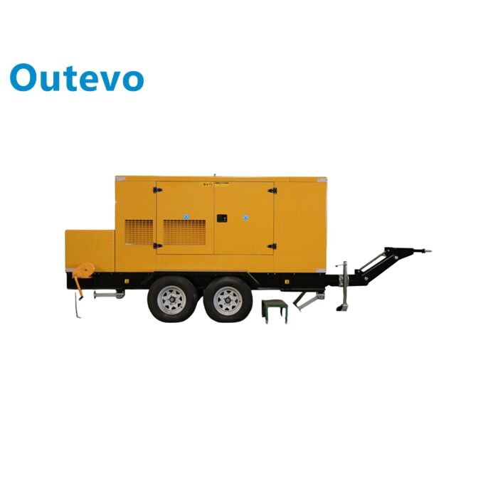 مجموعة مولدات متحركة على مقطورة 300 كيلو واط