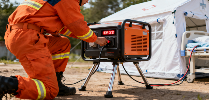 Emergency power supply for disaster relief