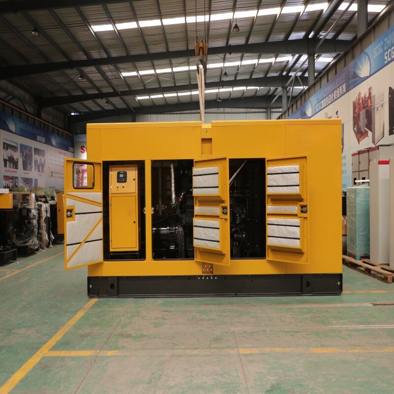 What should be checked before starting a silent generator set for emergency use?