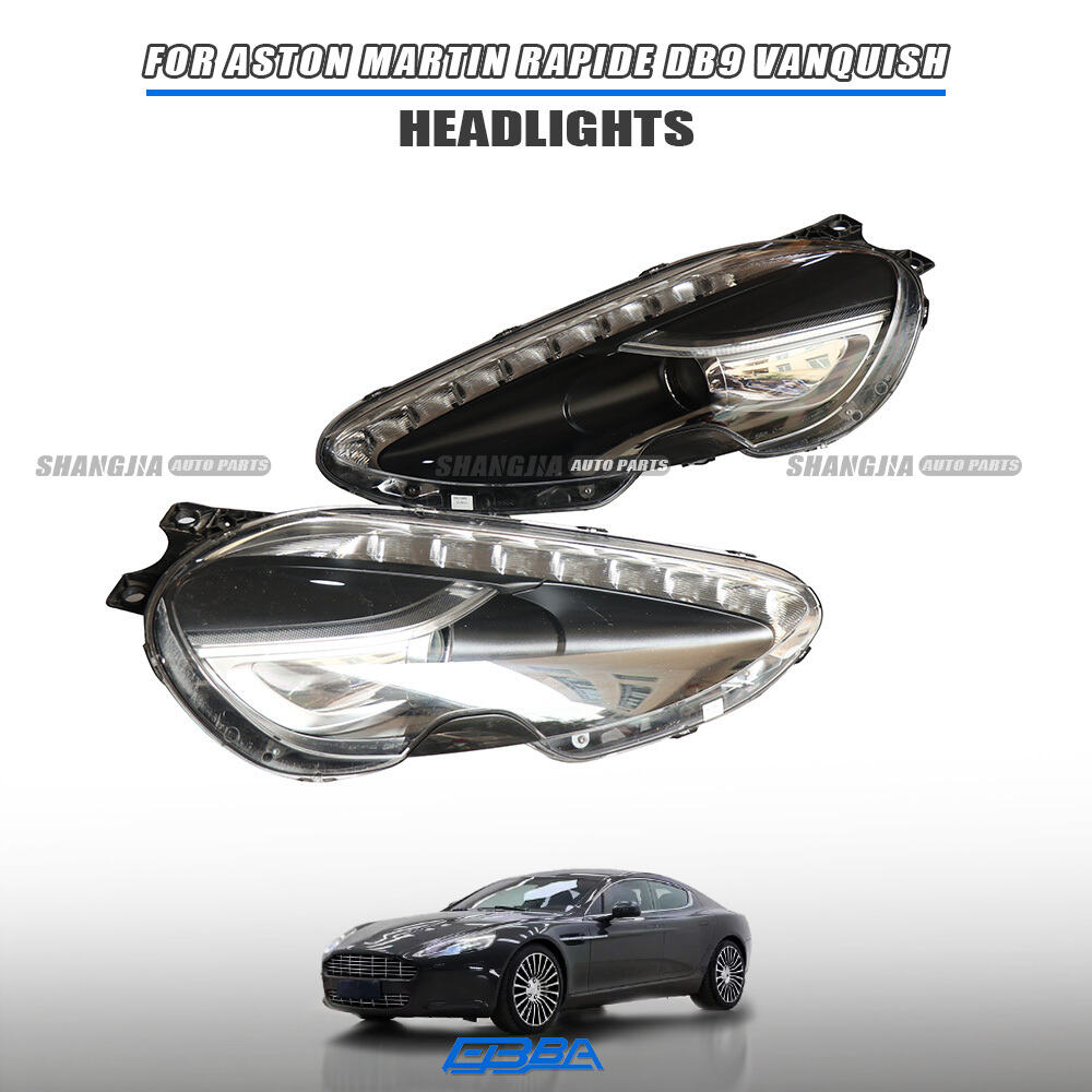 Оригинальный бывший в употреблении комплект фар OEM для Aston Martin Rapide, DB9 и Vanquish (2010–2018 гг.), артикулы OE AD43-13W029-BF, AD43-13W030-BF