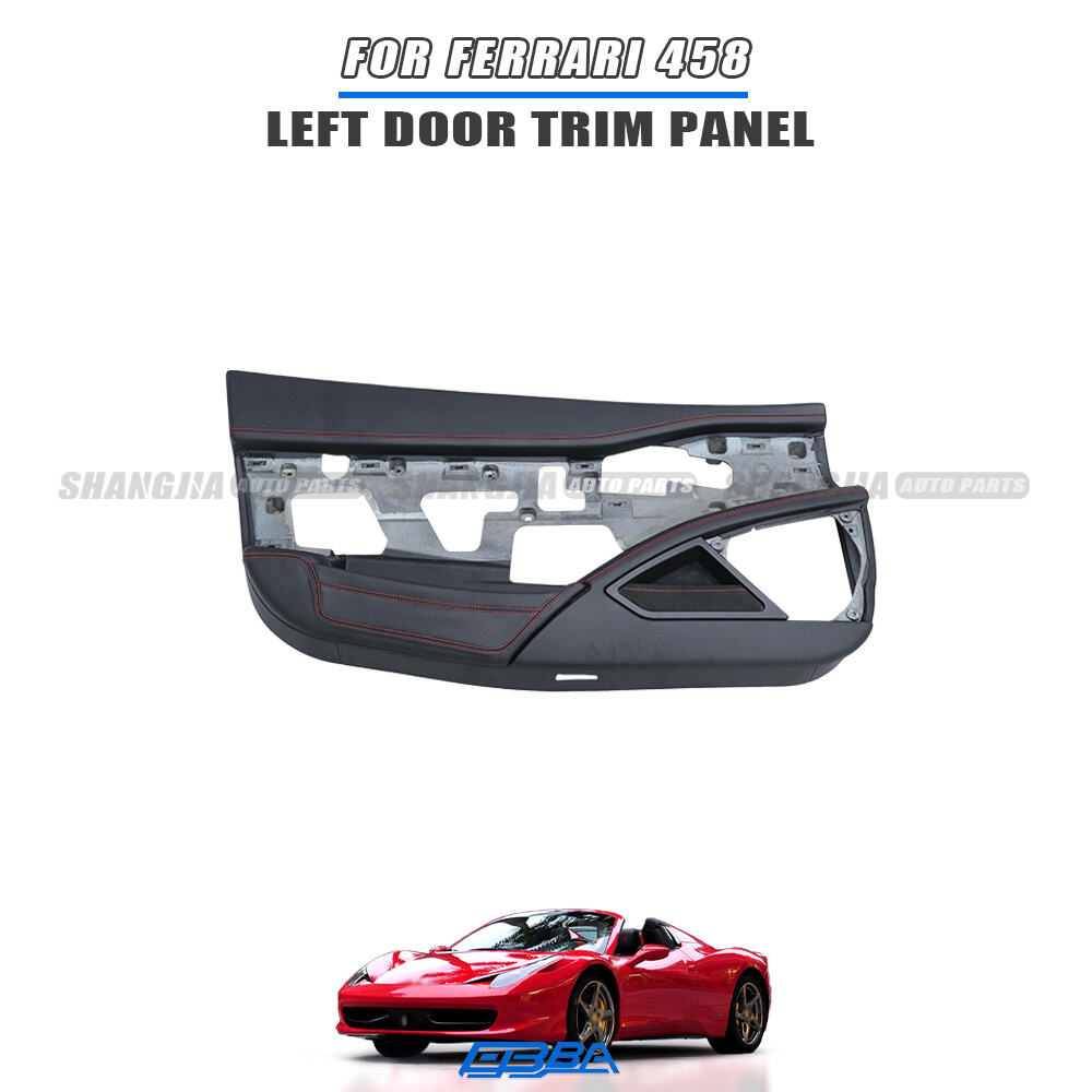 Левая отделка двери Ferrari 458 для моделей 2010–2016 гг., кожаный салон, оригинальный номер OE 826439