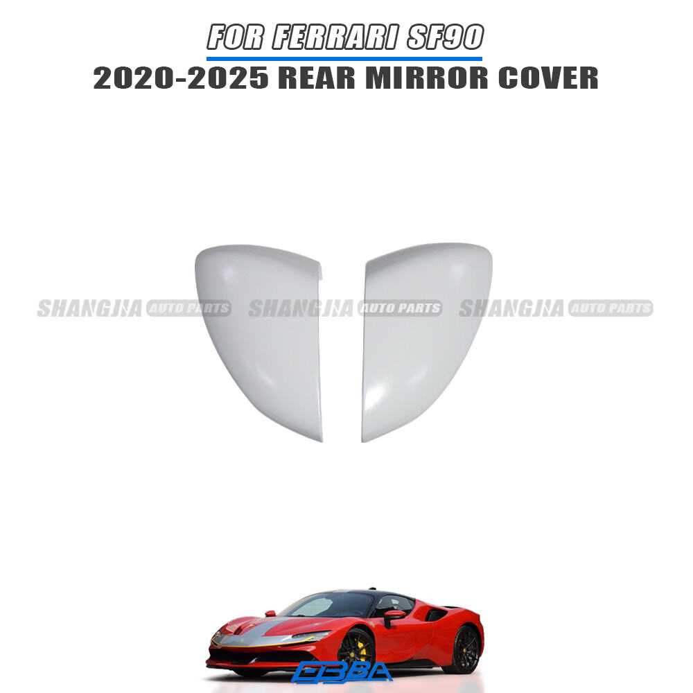 Крышка бокового зеркала из АБС-пластика для Ferrari SF90 2020–2025 гг., проверенные бывшие в употреблении детали