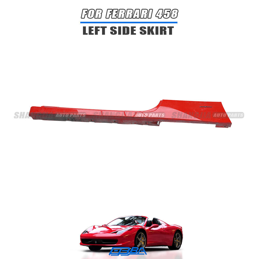 Левая боковая юбка для Ferrari 458 Italia Spider, оригинальный номер OE 83243310, оригинальная OEM-деталь, б/у