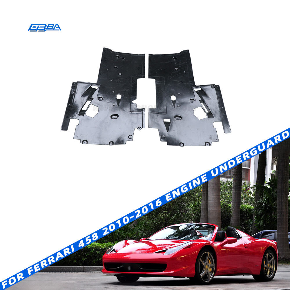 Комплект нижних защитных щитков двигателя для Ferrari 458 (2010–2016 гг.), оригинальные бывшие в употреблении детали OEM, артикул 81364600