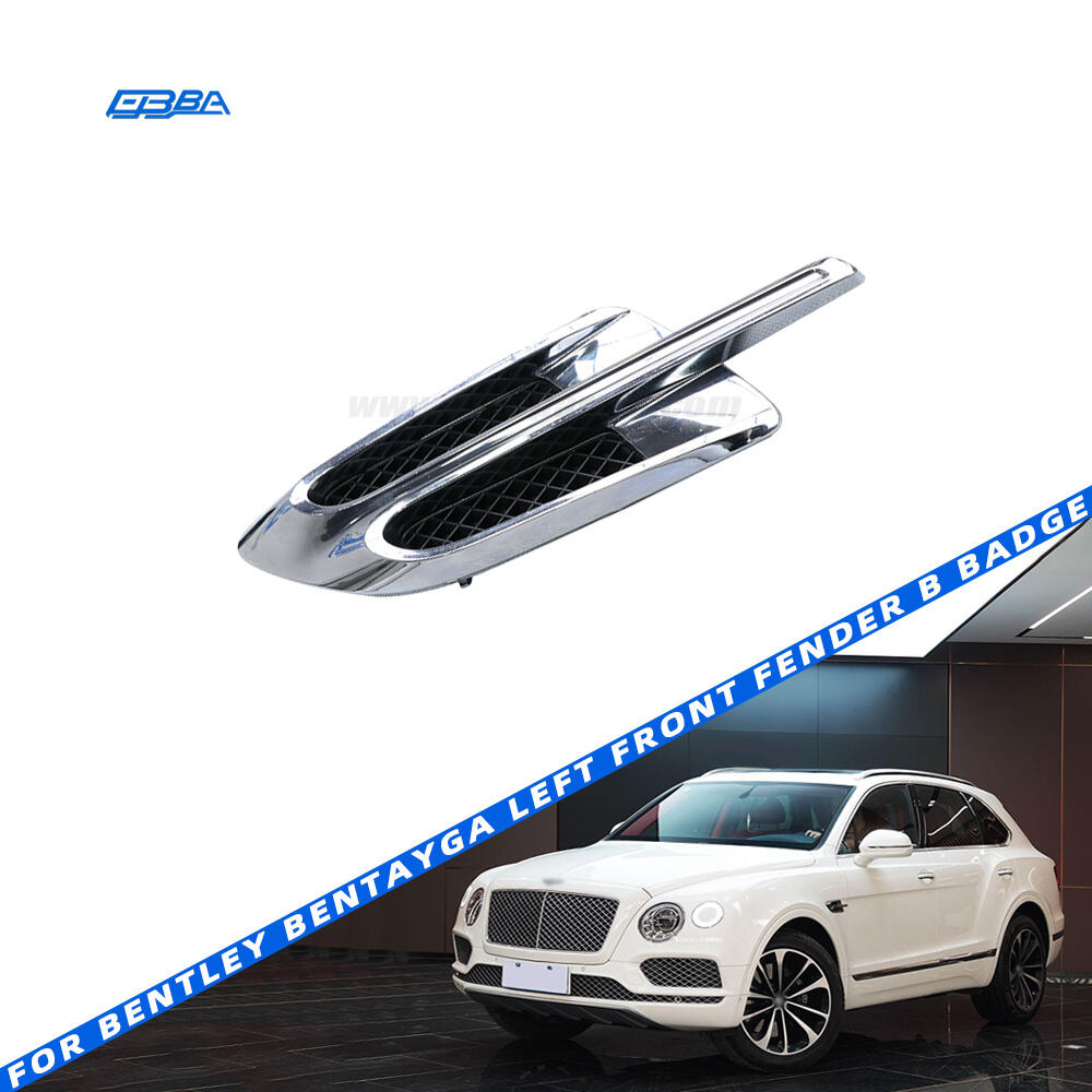 Оригинальная деталь для Bentley Bentayga (левая сторона), хромированная эмблема «B» для крыла, артикул OEM 36A821273B, прямая установка