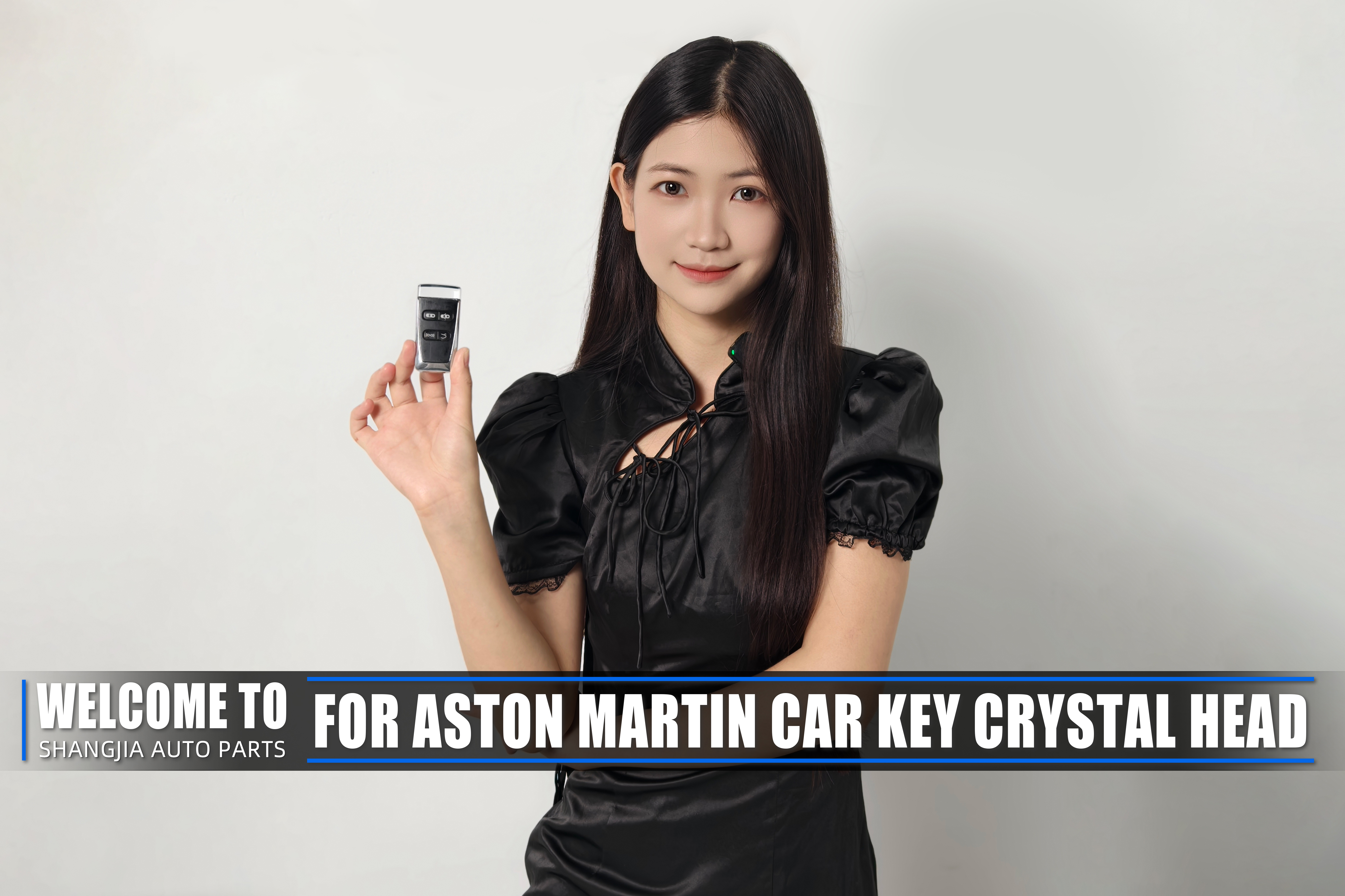 crystal head of Aston Martin car key