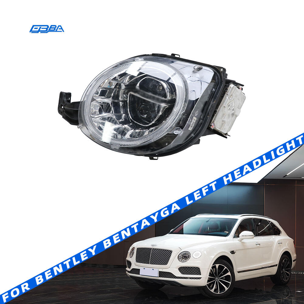 Оригинальная левая фара Bentley Bentayga, оригинальный номер OE 36A941005F, бывшая в употреблении