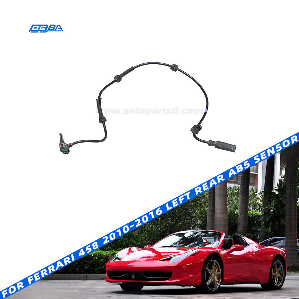 Оригинальный б/у датчик скорости вращения левого заднего колеса для Ferrari 458, OEM-артикул 252510 (2010–2016 гг.)