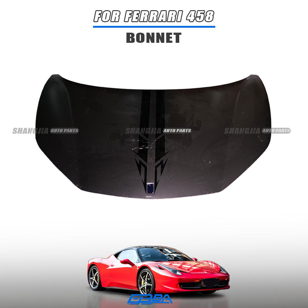 Капот для Ferrari 458 (2010–2016 гг.), оригинальный номер OEM 812804111, 838867111, б/у, оригинальная снятая деталь