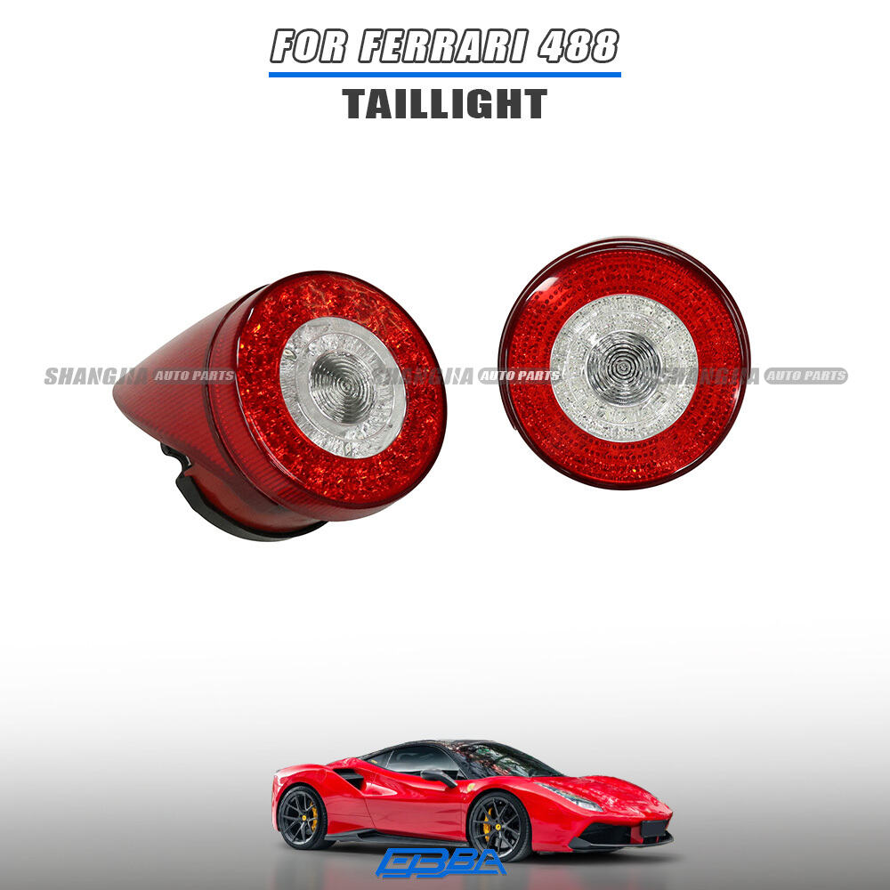 Оригинальные б/у задние левая и правая фары для Ferrari 488 (2013–2017 гг.), оригинальный номер OE 3077758, 3077759