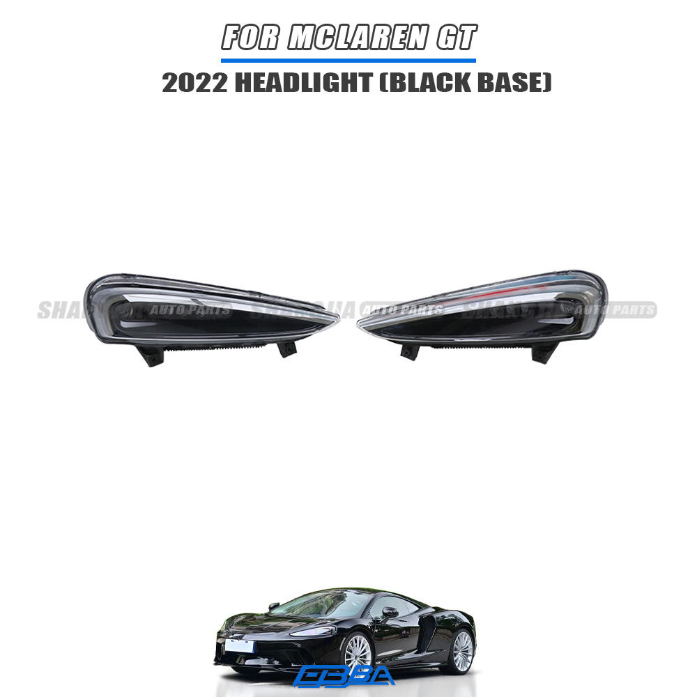 Оригинальная чёрная фара McLaren GT (OEM), артикул 22AD050GP, б/у, подлинная