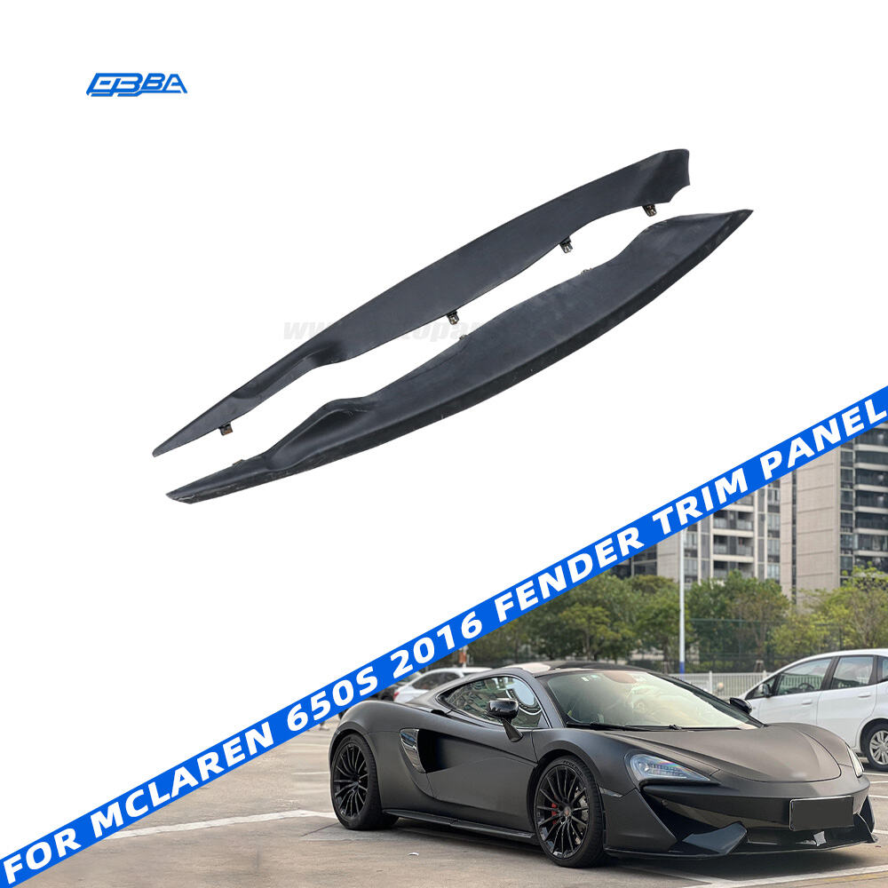 McLaren 650S 2016 begagnad färdskärmsskållpar originalutrustning (OEM) 11A6183CP 11A7855CP vänster/höger