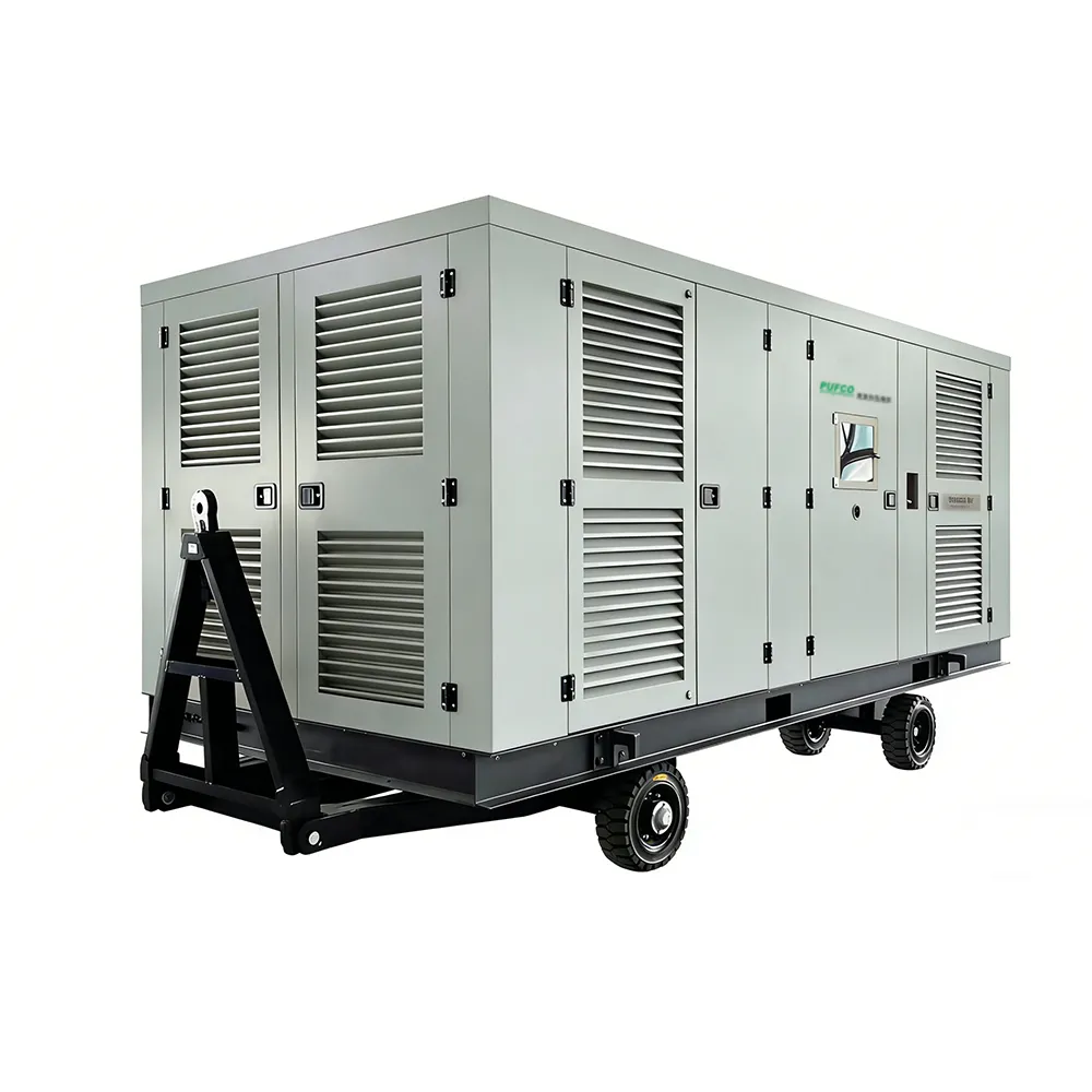 Diesel Air Compressor for Sale：Rugged Jobsite Design with Screw Tech, Unattended Operation and Customizable Performance