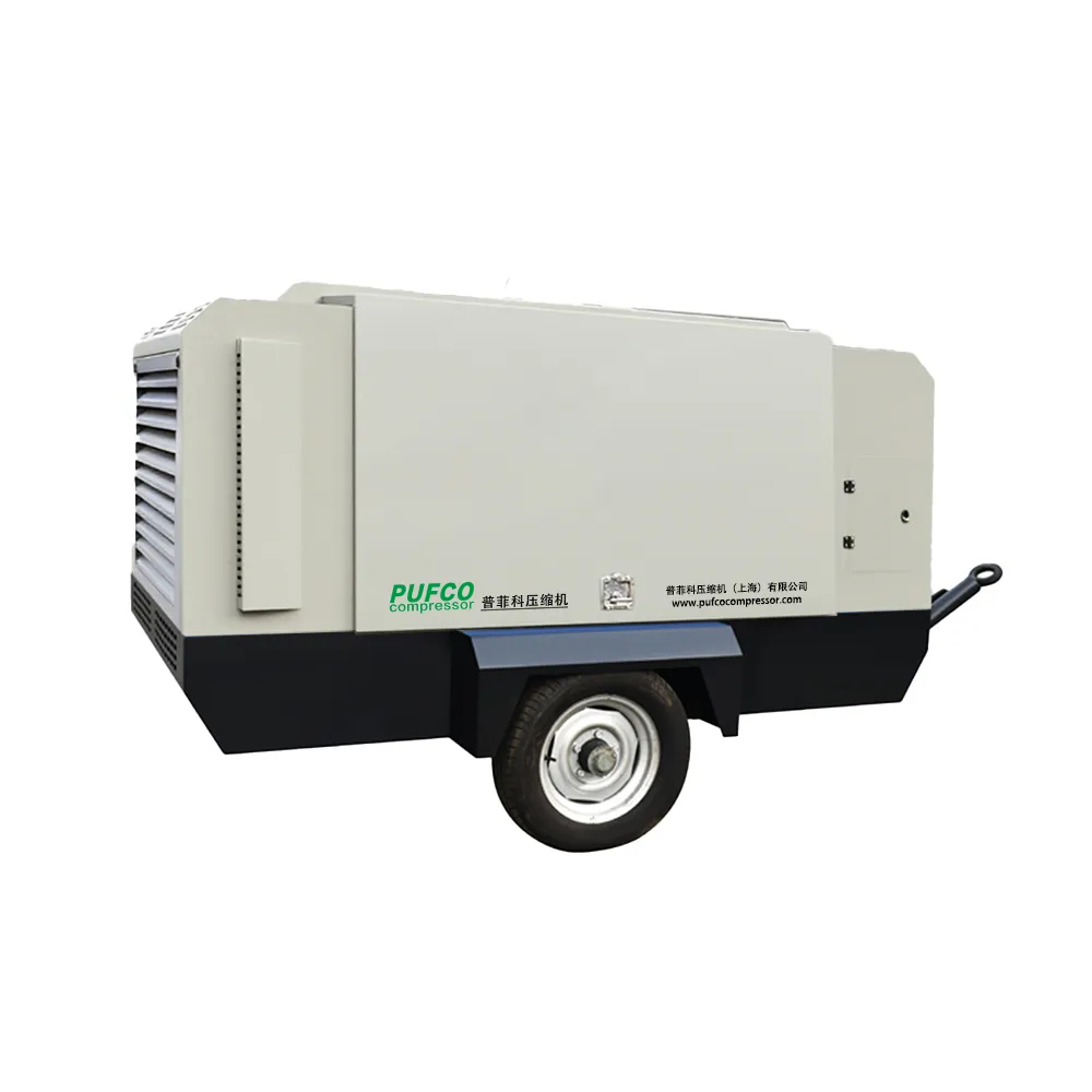 Compressor de Ar Portátil para Construção: Alta Eficiência com Controle Automático de Fluxo de Ar e Otimização de Combustível