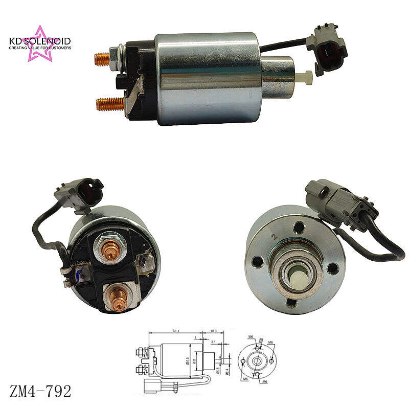 4-792 Auto Solenoid Switch, Premium Starter Solenoid for Car & Truck