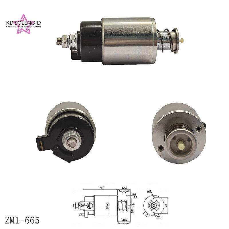 1-665 Katup Relai Solenoid Otomotif DENSO, Suku Cadang Pengganti untuk Mesin Kendaraan