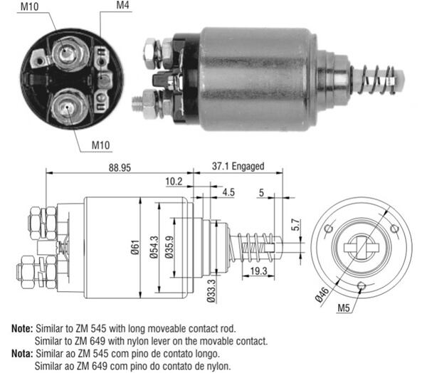 Starter Solenoid 665-1545