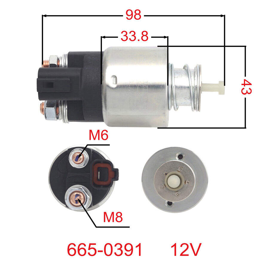 สตาร์ทเตอร์โซลินอยด์ 665-0391