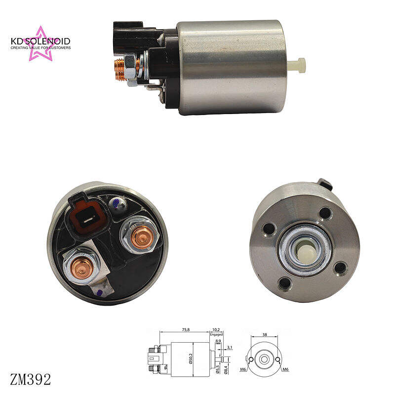 ZM 392 Relu de pornire auto cu solenoid 12 V, piesă de înlocuire pentru releul de pornire