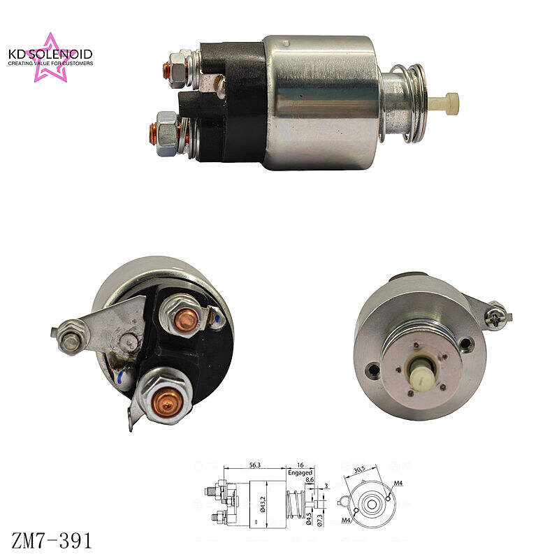 Relai Starter Otomatis Solenoid Starter ZM 7-391 12 V, Suku Cadang Pengganti