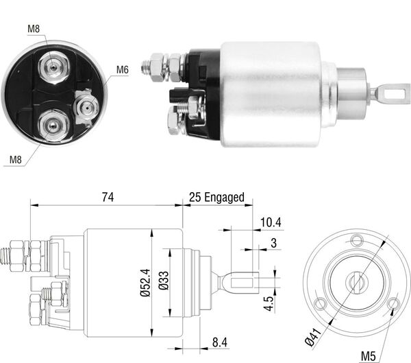 Starter Solenoid 665-1381