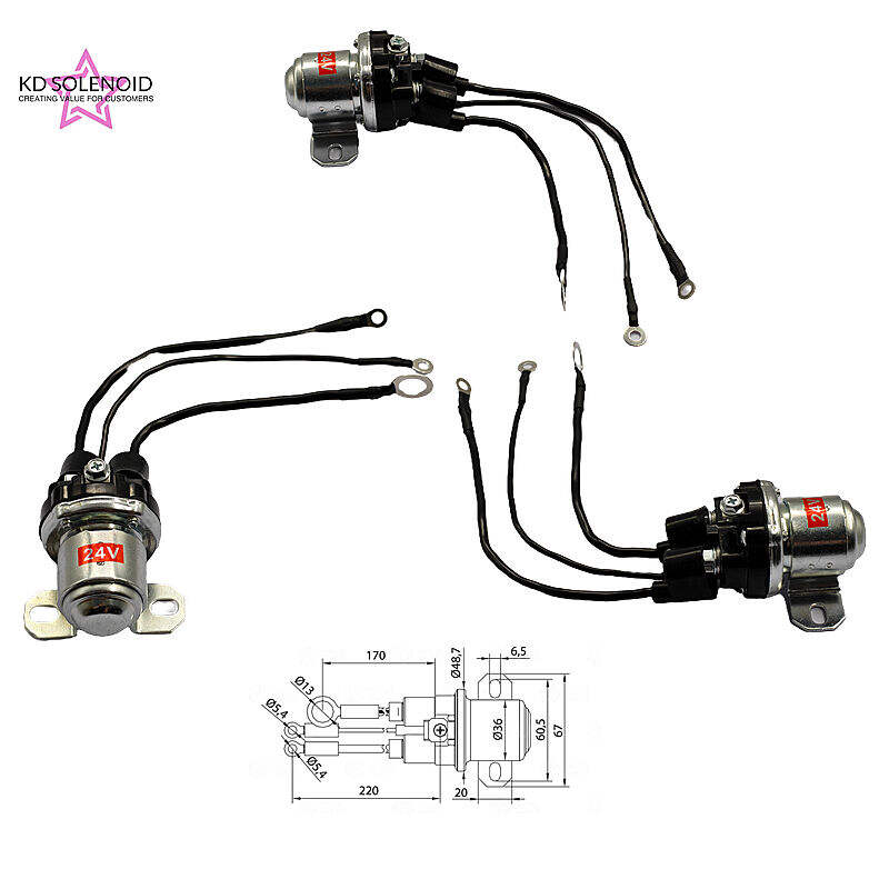 5-408 Starter Solenoid 24V Heavy Duty Solenoid Switch