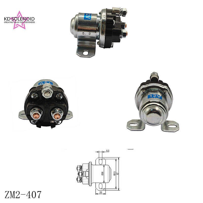 ZM2-407 Starter Solenoid Switch 12V For DELCO Series Heavy Duty Trucks