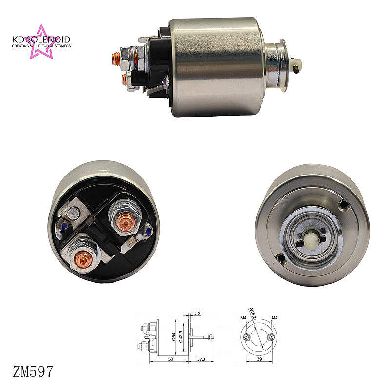 597 Relay Solenoid Starter 12 V, Suku Cadang Pengganti Auto Starter