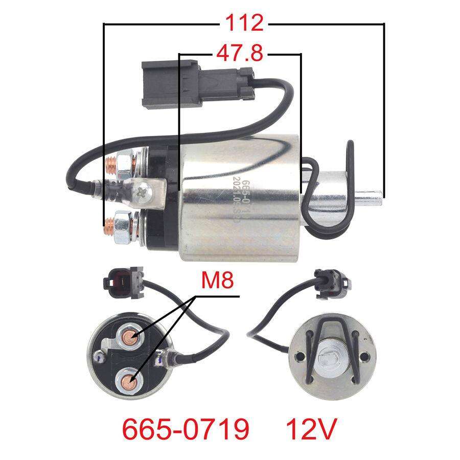 สตาร์ทเตอร์โซลินอยด์ 665-0719