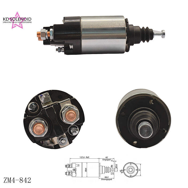 Relai Solenoid Starter ZM 4-842 12 V untuk Penggantian VW Audi Skoda