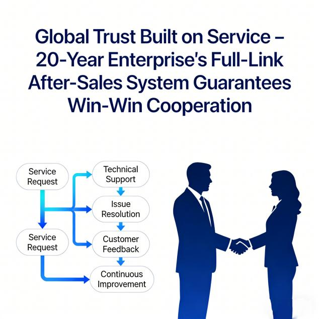 Global Trust Built on Service – 20-Year Enterprise's Full-Link After-Sales System Guarantees Win-Win Cooperation