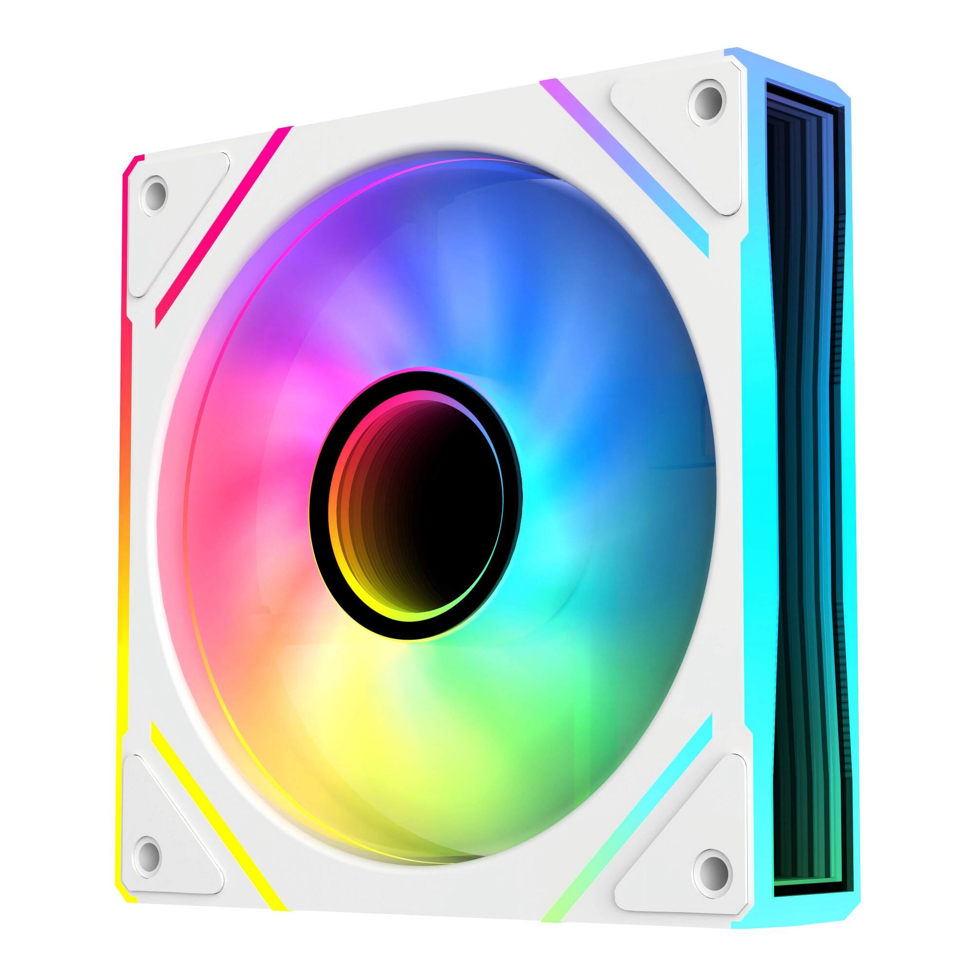 Bezgraniczny wentylator ARGB PLF120G z regulacją PWM