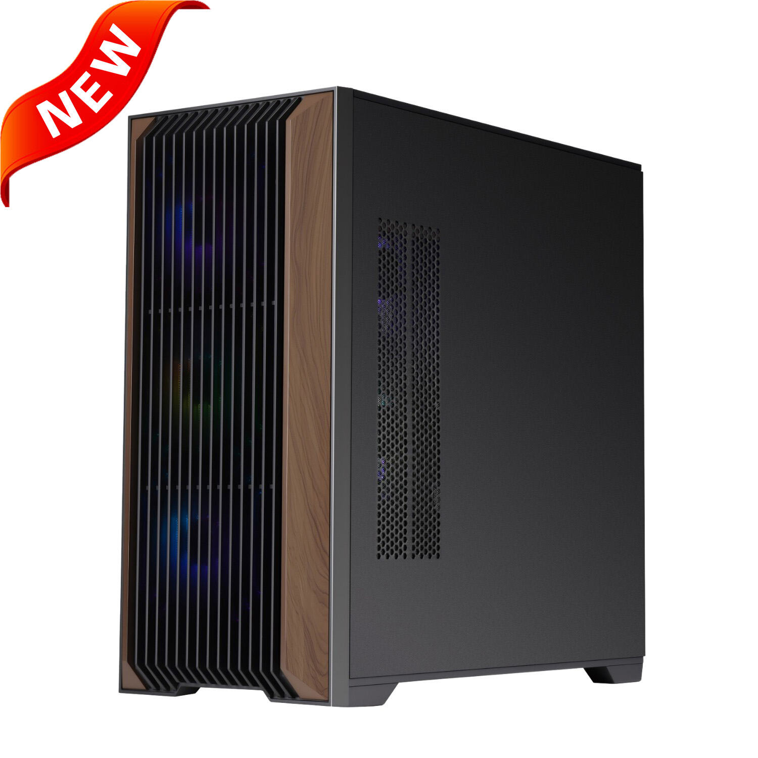 TA360M MATX PC Case with Wooden Strips