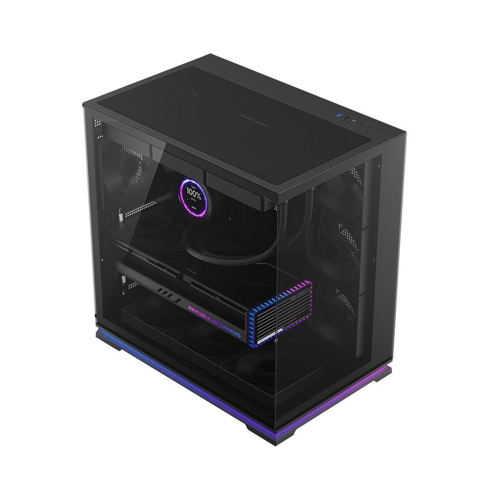 2805A ATX Gaming PC Case with Lighting Strips | Cases