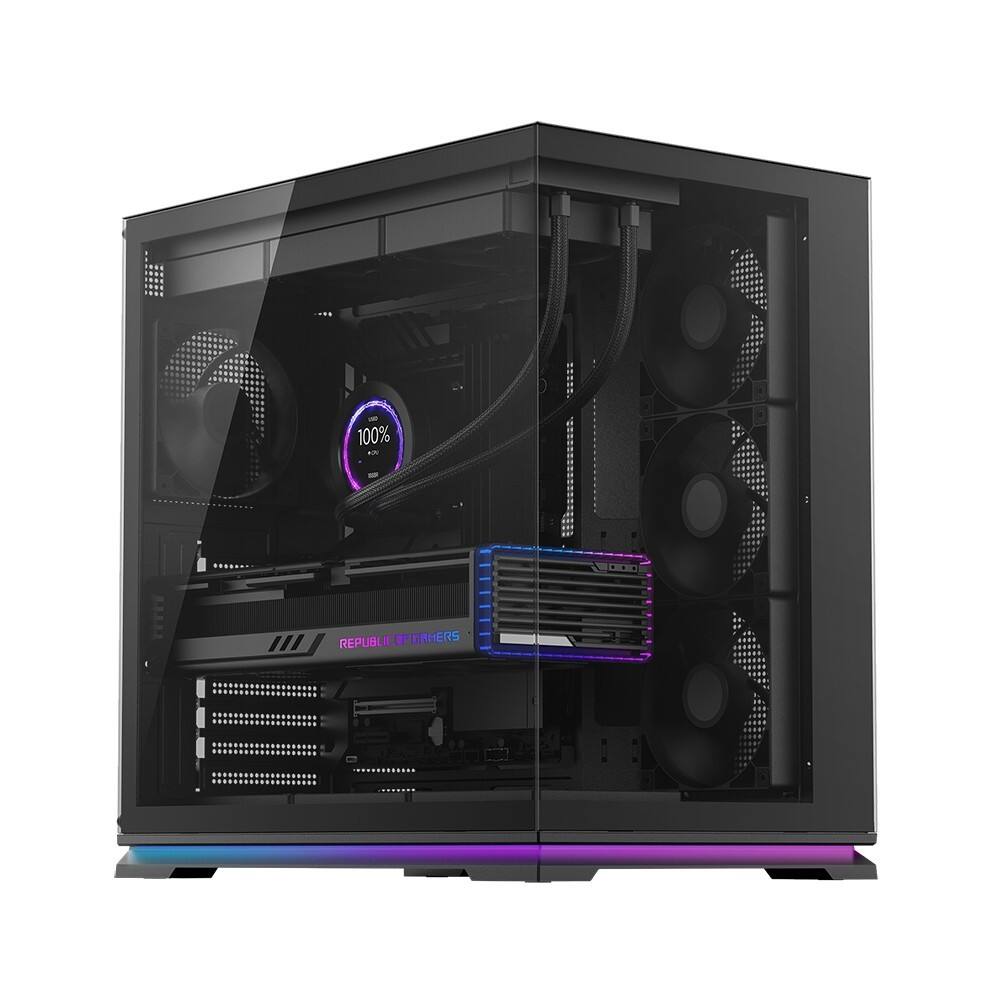 2805A ATX Gaming PC Case with Lighting Strips | Cases