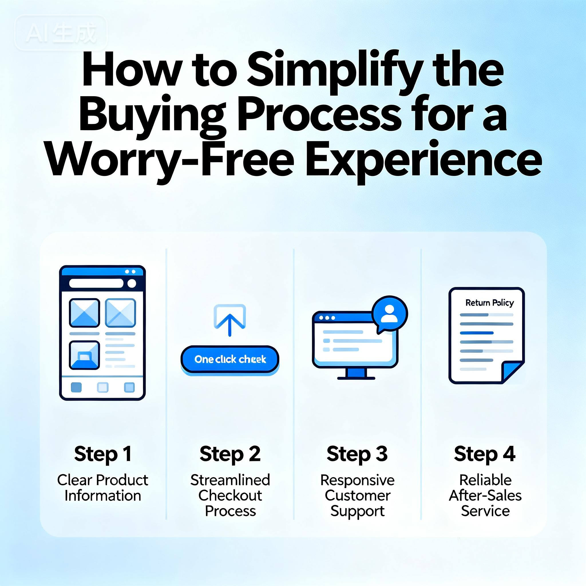 How do we make the buying process easier and more worry-free?