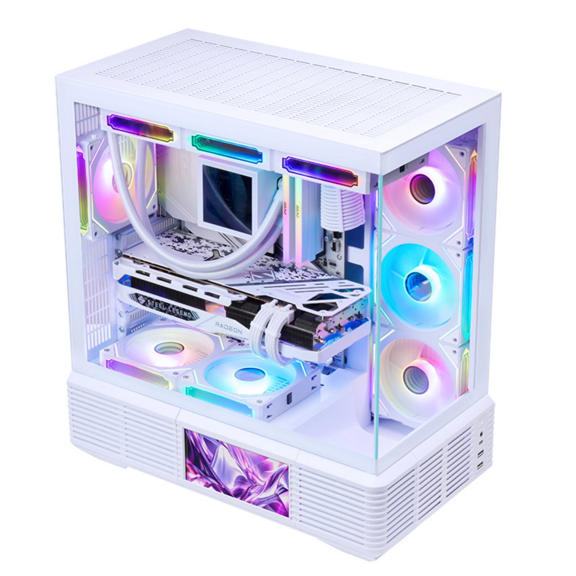 2352 Magic ATX Gaming PC Case with LCD Display | Cases