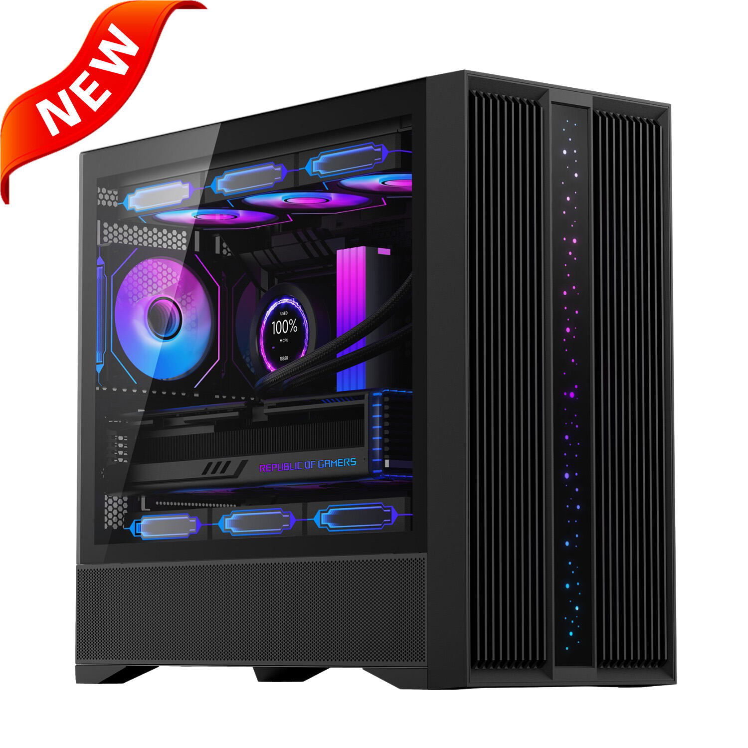 220M05/220M06 Micro ATX Gaming PC Case with Grille Front Panel