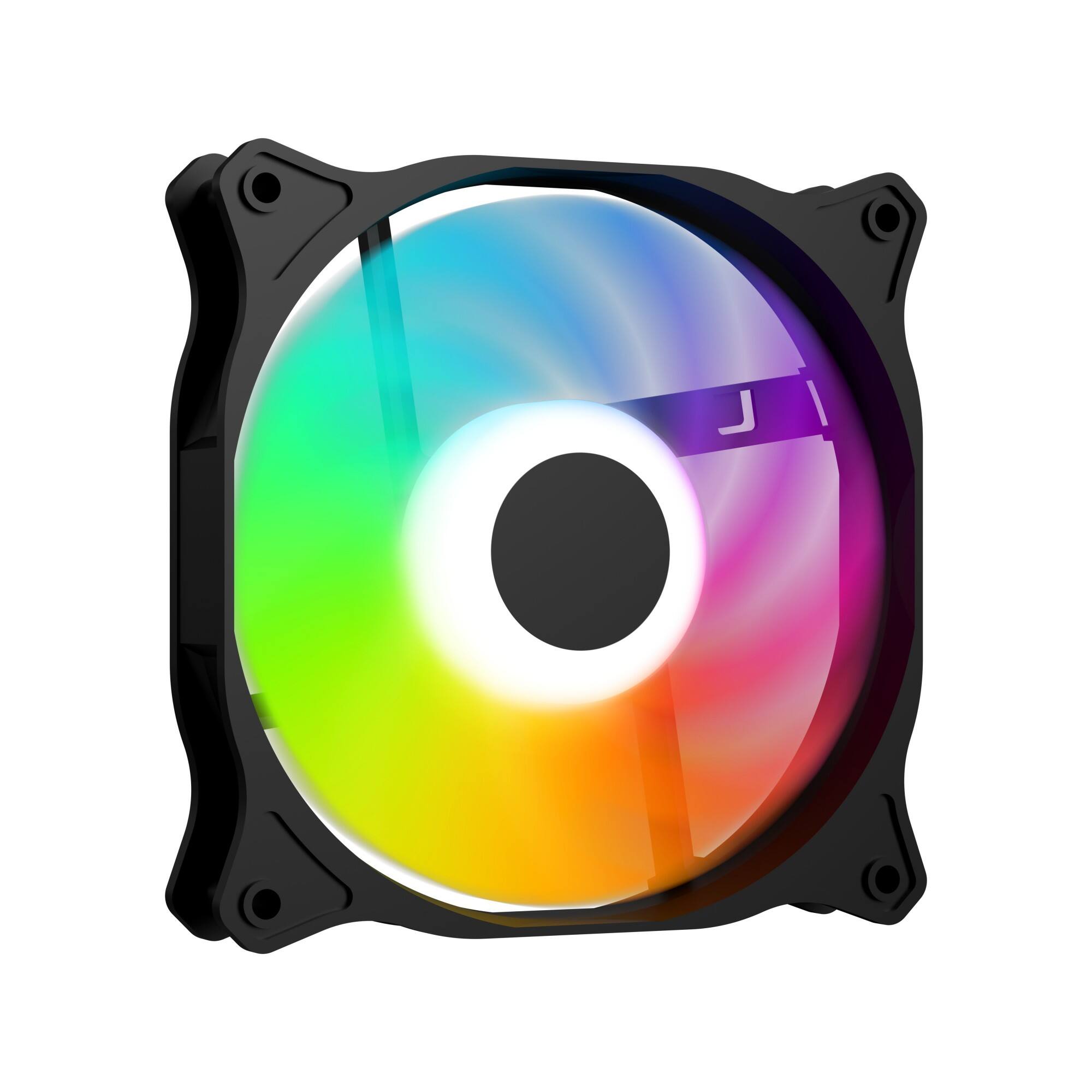 PF120J 120mm ARGB PWM PC Case Fan, Ultra-Silent Hydraulic Cooling Fan ...