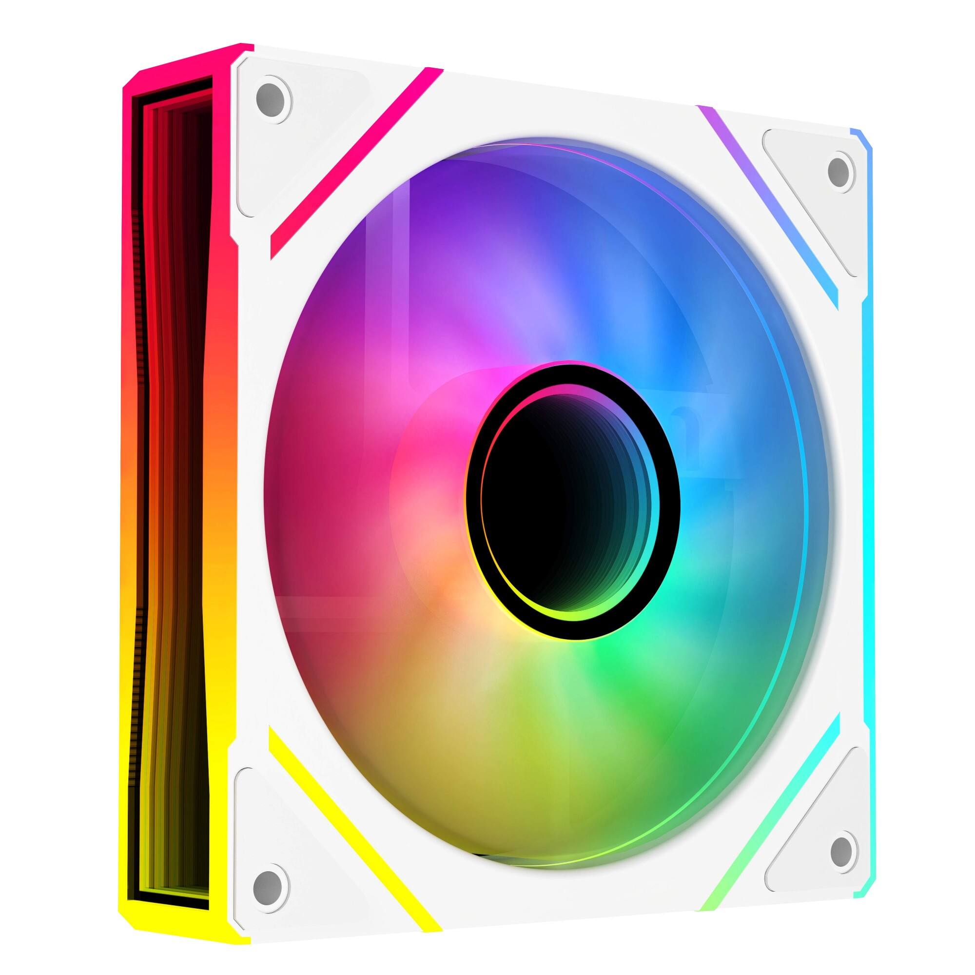 Bezgraniczny wentylator ARGB PLF120G z regulacją PWM