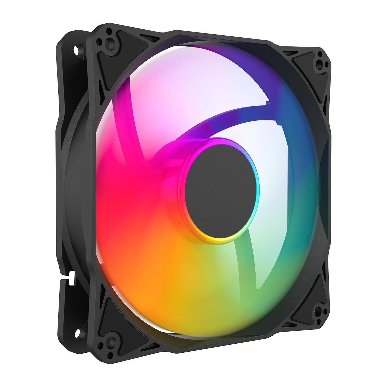 Chladič pro PC YF120Q, 120 mm, s funkcí ARGB a řízením PWM, chladič s vysokou rychlostí otáčení a nízkou hlučností