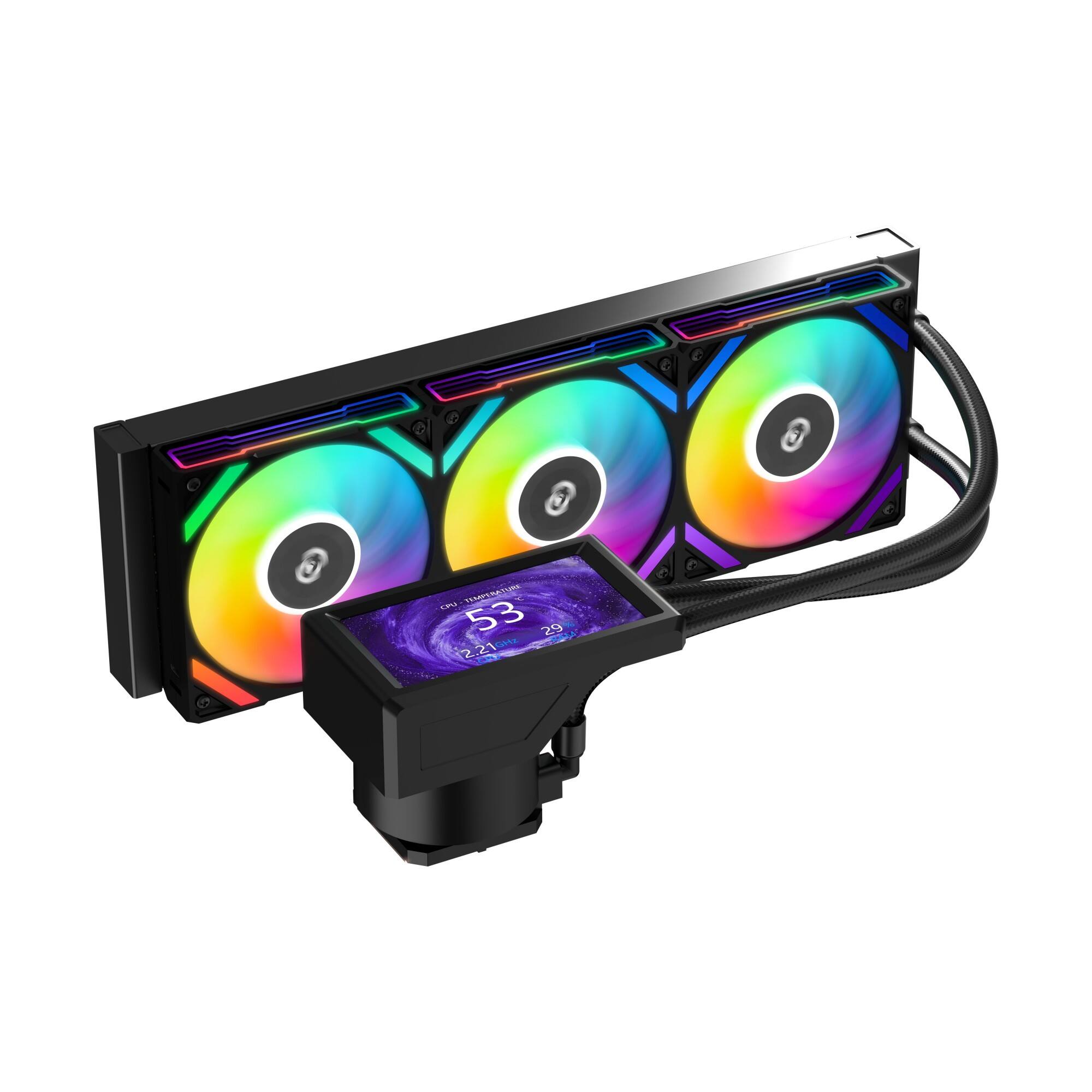 C360-G CPU Liquid Cooler with LCD Display | Liquid Cooler | for High ...