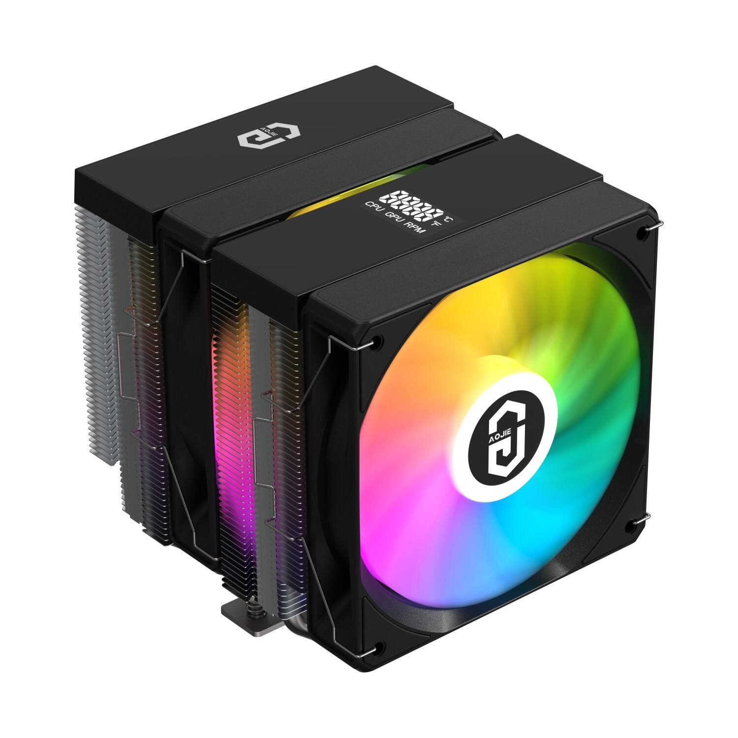 Y620D CPU Air Cooler with Digital Display