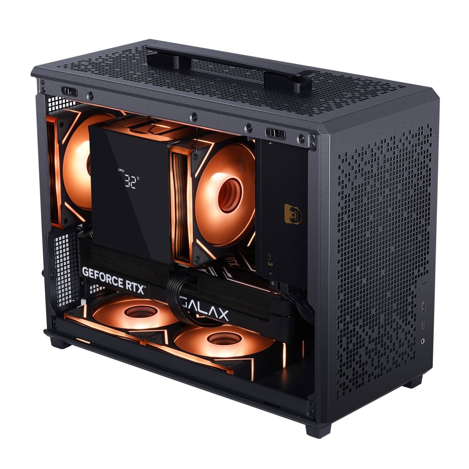 H1851 Pro Portable MATX PC Case with Handle | Cases