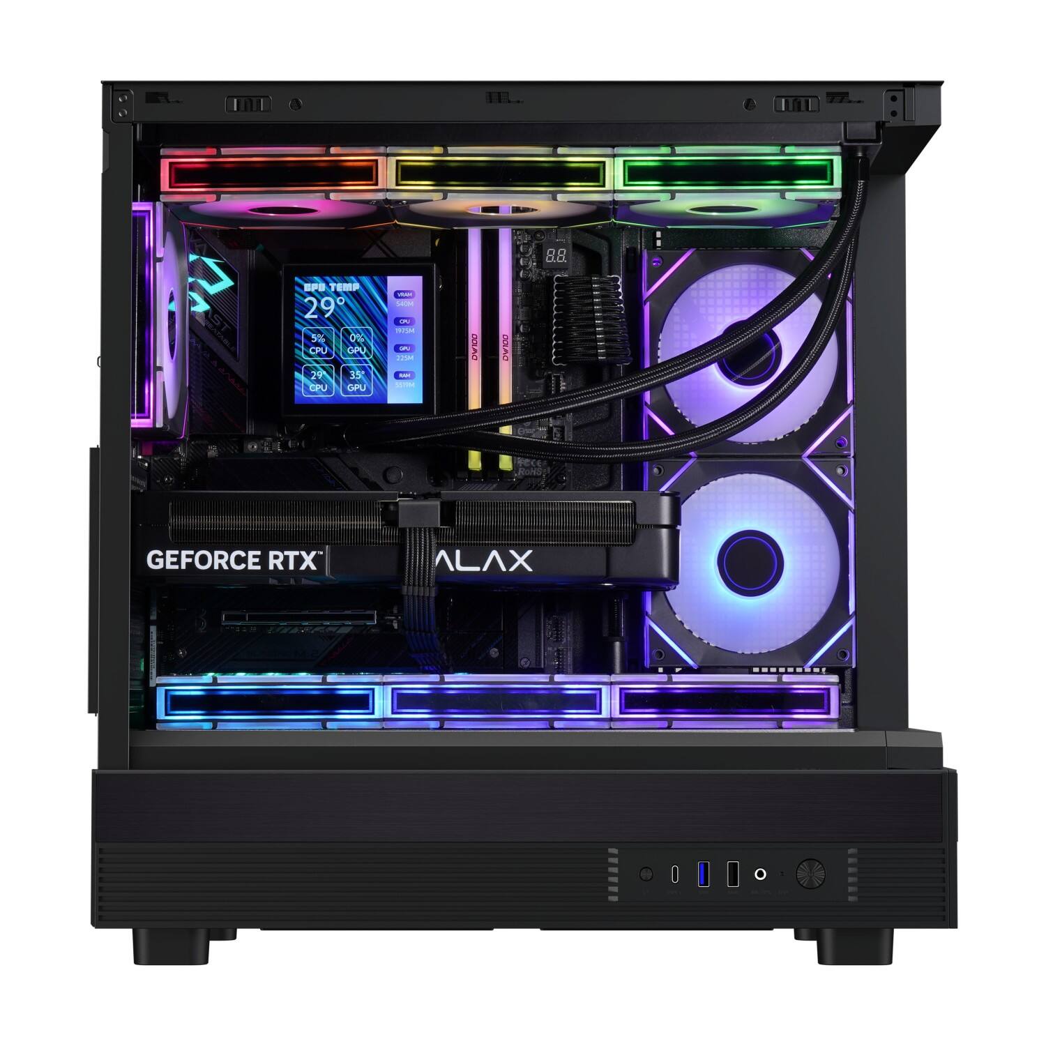 casing PC ATX 2221A dengan Tampilan Digital | Casing
