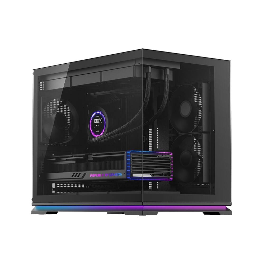 2805M MATX Gaming PC Case with Lighting Strips | Cases