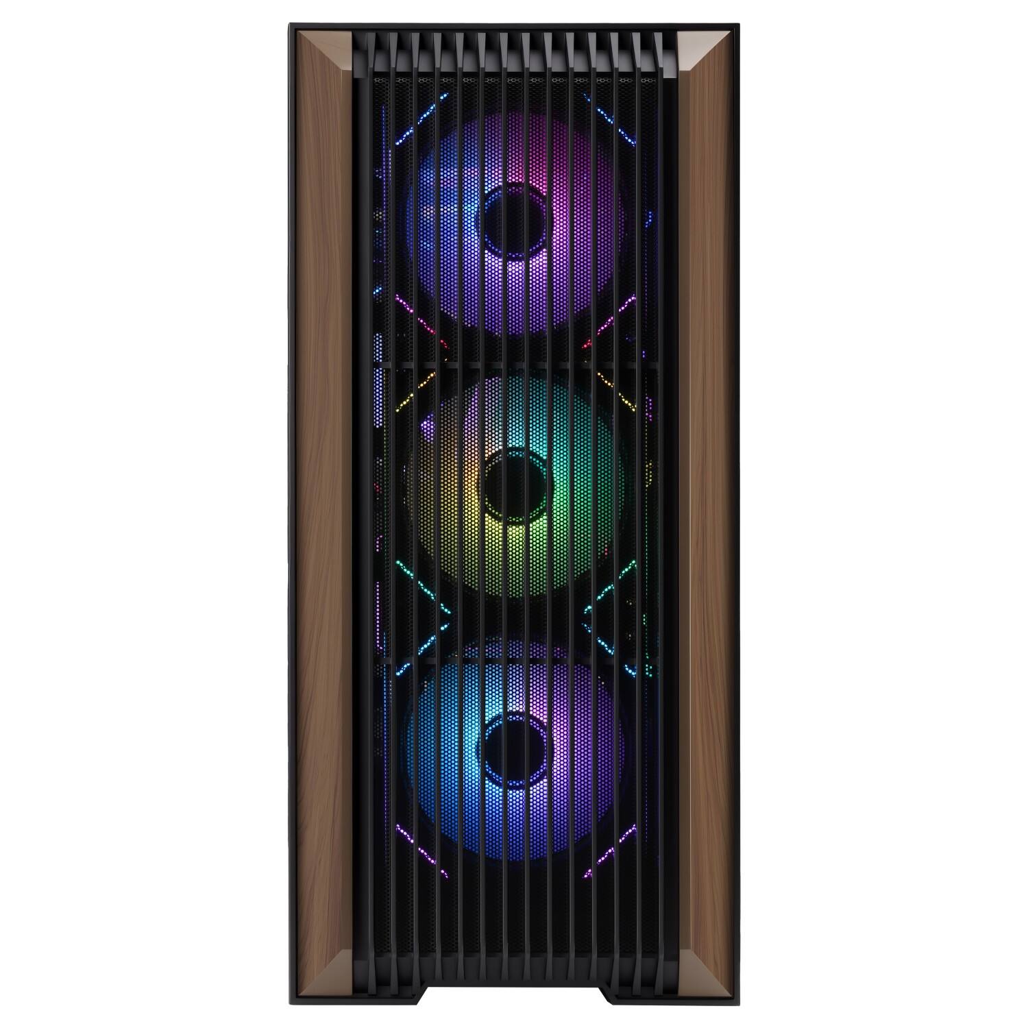 TA360M MATX PC Case with Wooden Strips | Cases