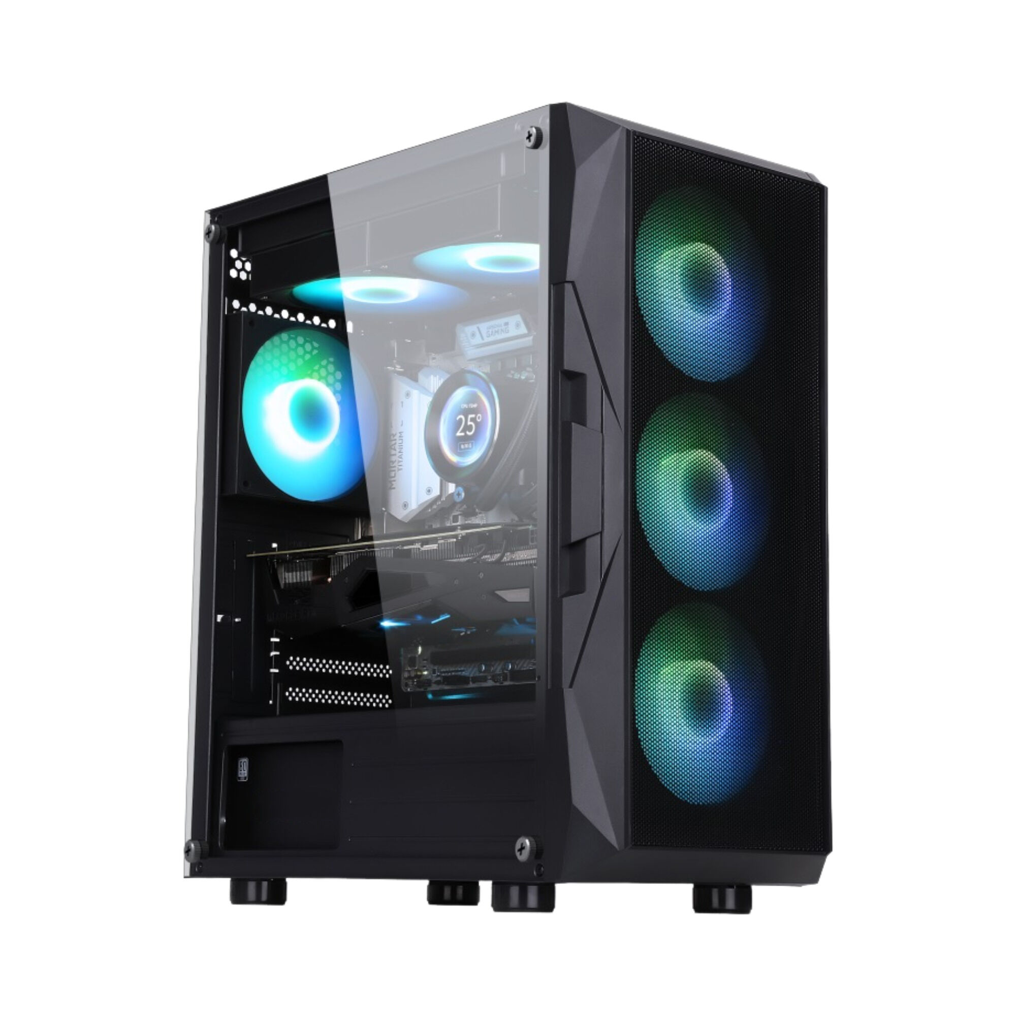 3308 ATX Gaming PC Case with Mesh Front Panel