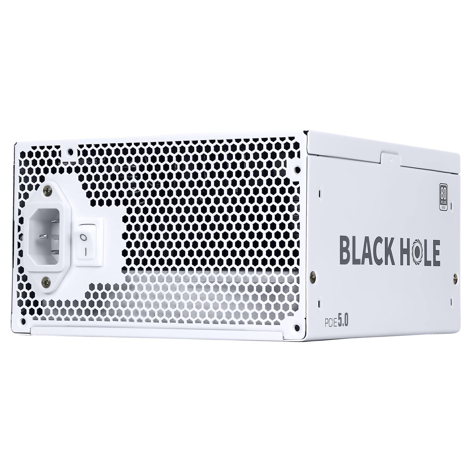 Black Hole 80 PLUS Gold PC Power Supply (White Color)