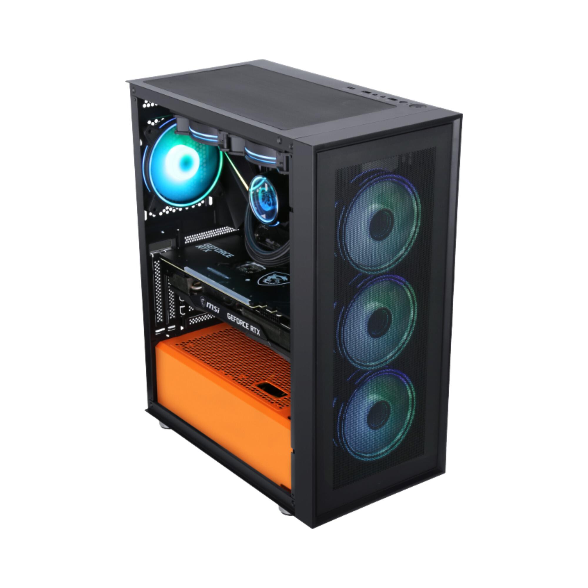 3508 ATX Mid-Tower Gaming PC Case with Full Mesh Front | Cases